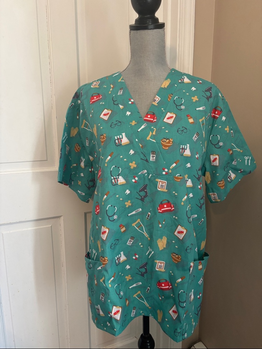 Scrub Top Medical Supplies Theme